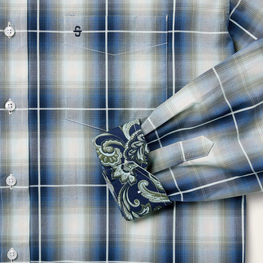 Stetson Crystal Plaid Button Down Shirt - Stetson - Flyclothing LLC