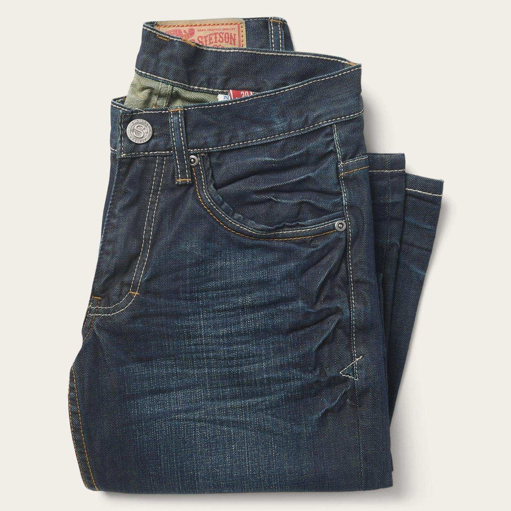 Stetson 1312 Fit Jeans With a Pieced Back Pocket - Stetson - Flyclothing LLC
