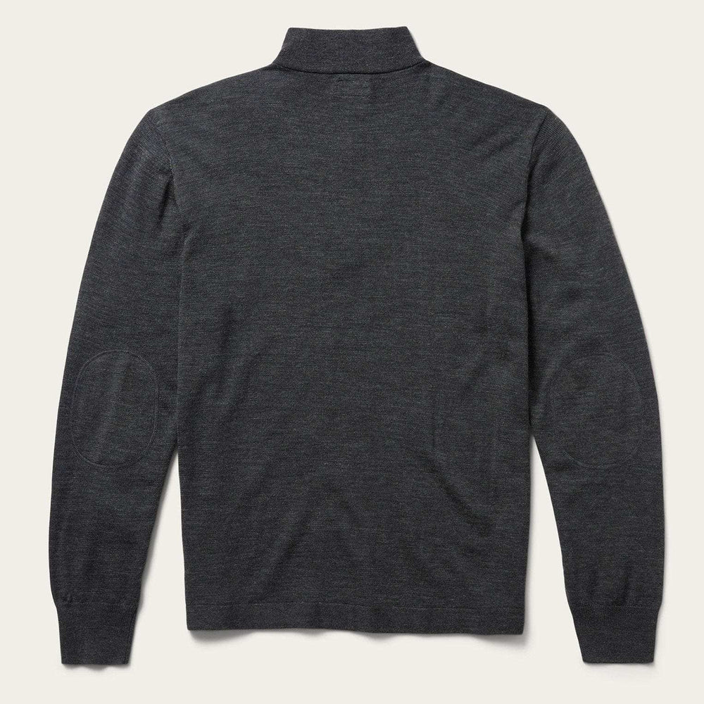 Stetson Elbow Patch Knit Sweater in Grey - Stetson - Flyclothing LLC