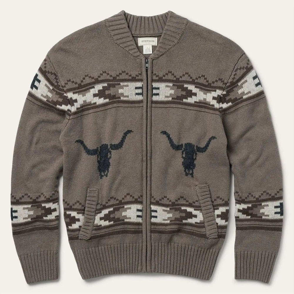 Stetson Longhorn Cardigan - Stetson - Flyclothing LLC
