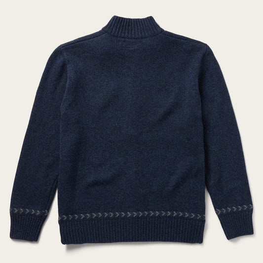 Stetson Navy Aztec Cardigan - Stetson - Flyclothing LLC