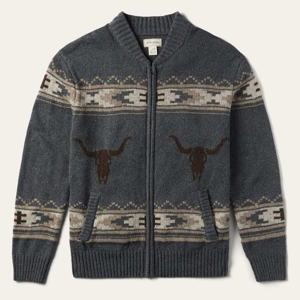 Stetson Longhorn Cardigan - Stetson - Flyclothing LLC