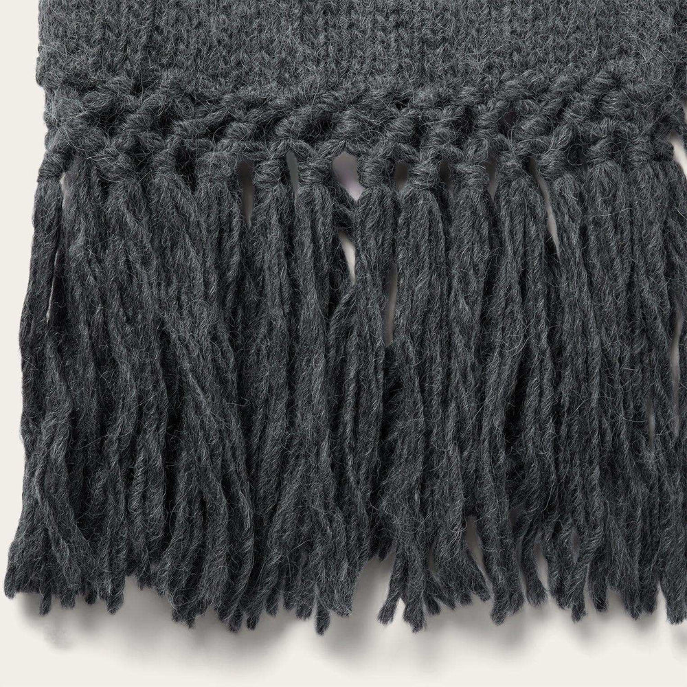 Stetson Charcoal Fringed Cardigan - Stetson - Flyclothing LLC