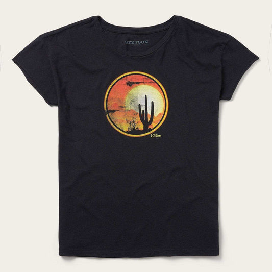 Stetson Sunset Saguaro Graphic Tee - Stetson - Flyclothing LLC