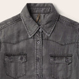 Stetson Boyfriend Fit Button Denim Tencel Blouse - Stetson - Flyclothing LLC