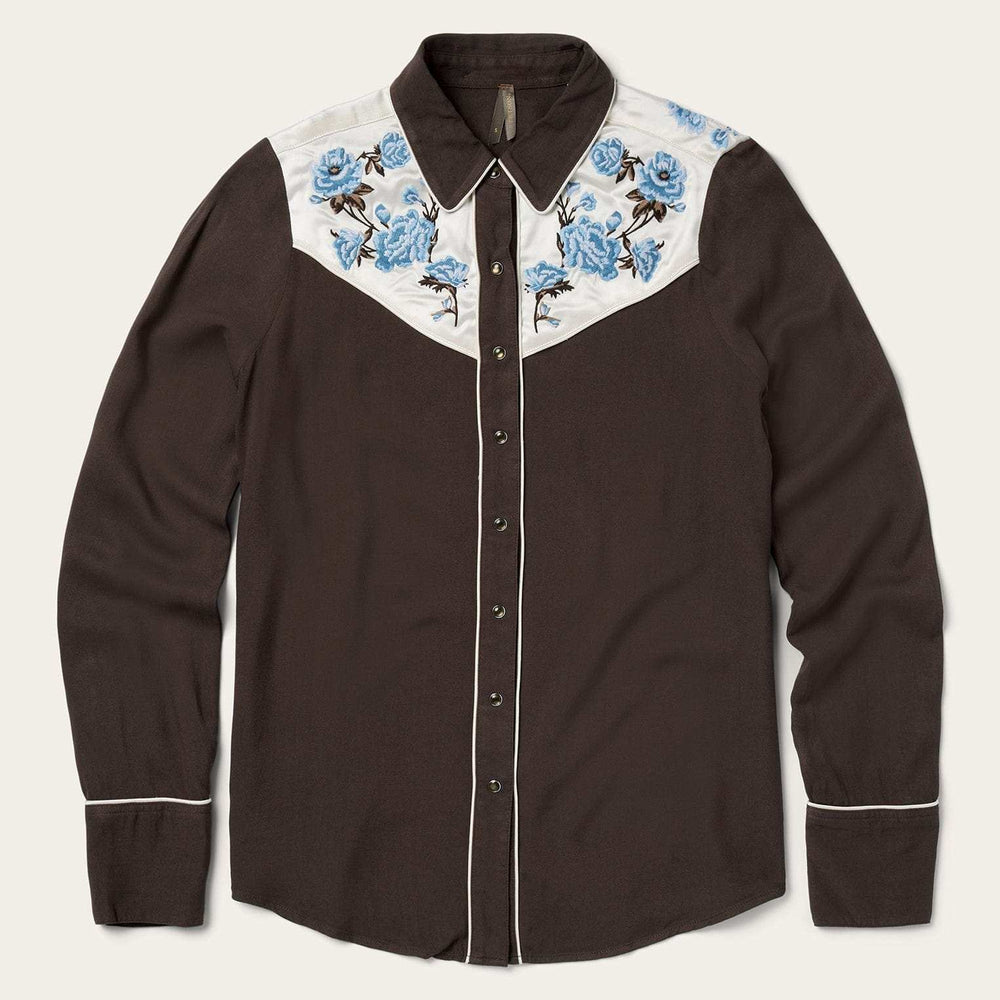 Stetson Embroidered Rayon Western Shirt - Stetson - Flyclothing LLC