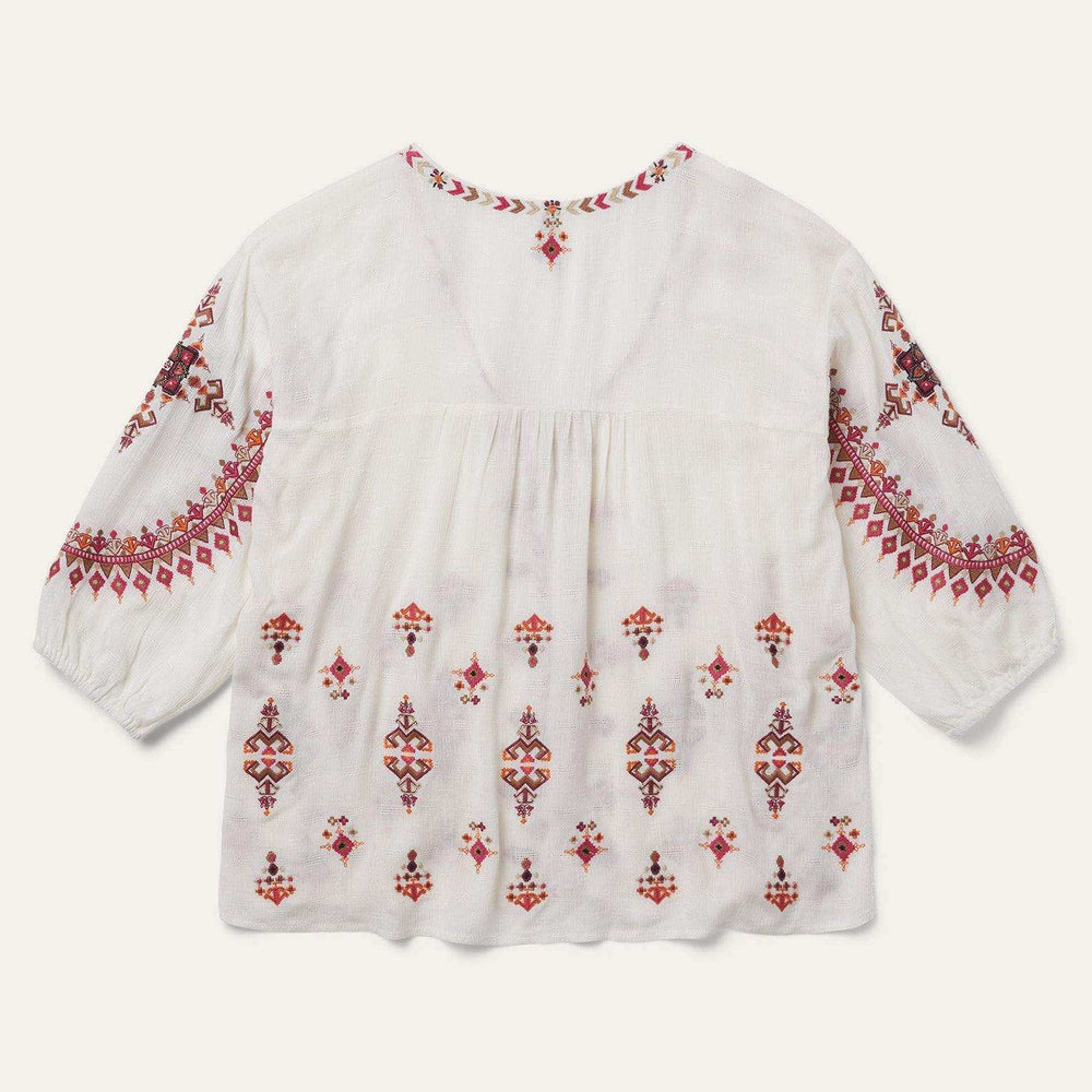 Stetson Dobby Peasant Blouse - Stetson - Flyclothing LLC