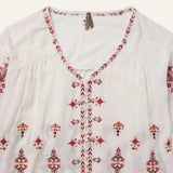 Stetson Dobby Peasant Blouse - Stetson - Flyclothing LLC