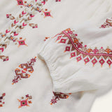 Stetson Dobby Peasant Blouse - Stetson - Flyclothing LLC