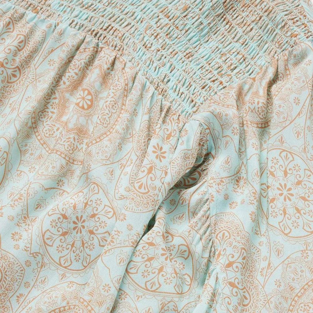 Stetson Mandala Print Peasant Blouse - Stetson - Flyclothing LLC