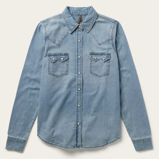 Stetson Loose Fit Denim Shirt - Stetson - Flyclothing LLC