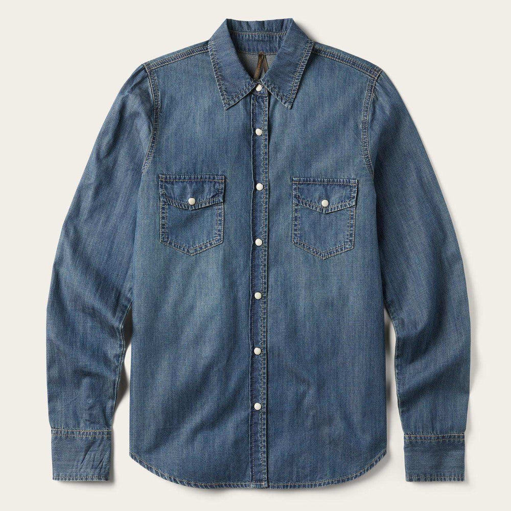 Stetson Boyfriend Fit Denim Shirt - Stetson - Flyclothing LLC