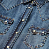 Stetson Distressed Denim Shirt - Stetson - Flyclothing LLC