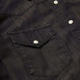 Stetson Embroidered Black Denim Shirt - Stetson - Flyclothing LLC