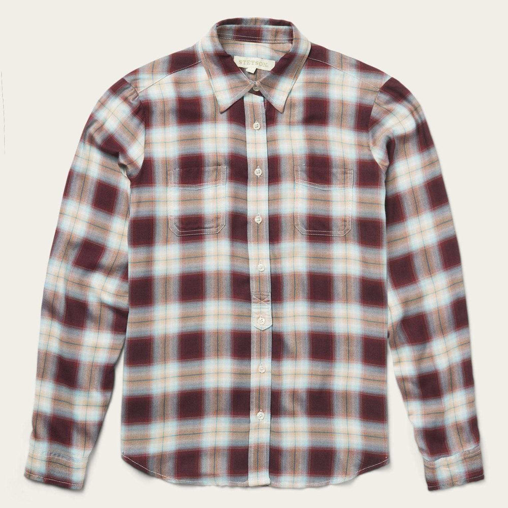 Stetson Harvest Plaid Blouse - Stetson - Flyclothing LLC