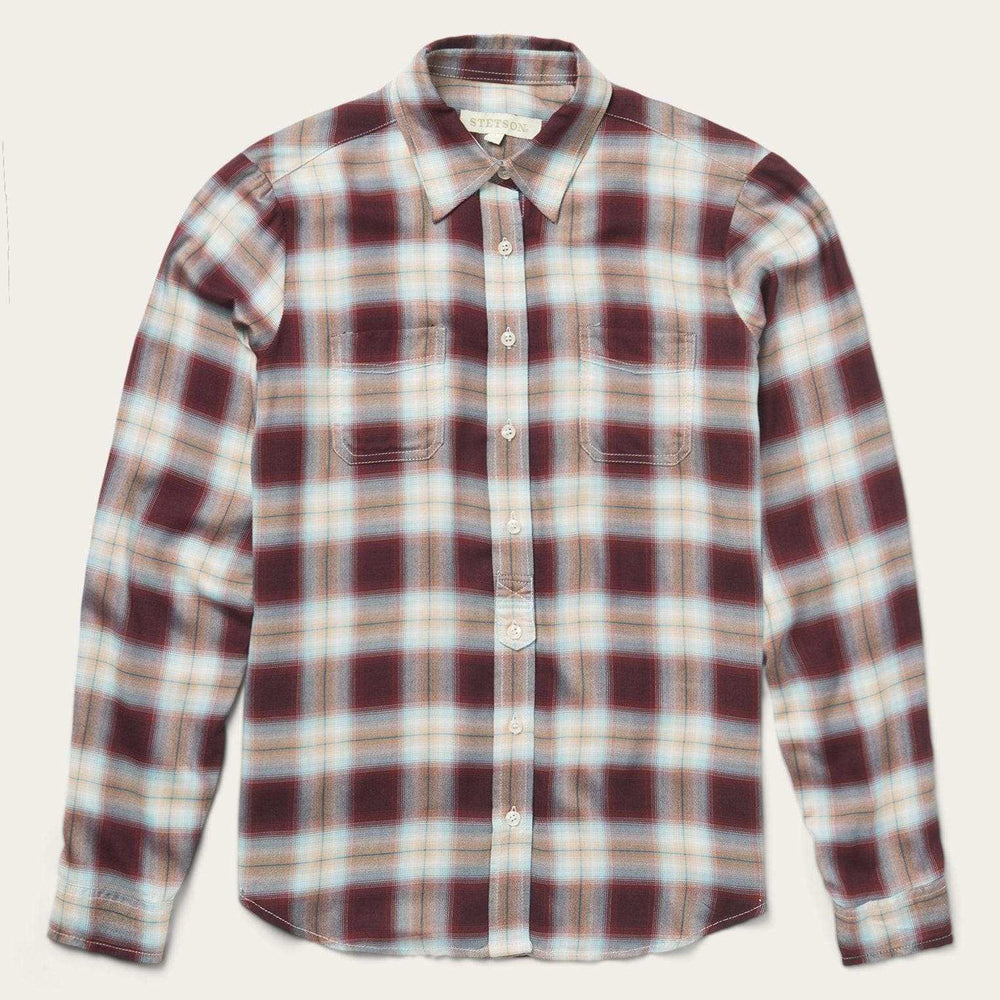 Stetson Harvest Plaid Blouse - Stetson - Flyclothing LLC