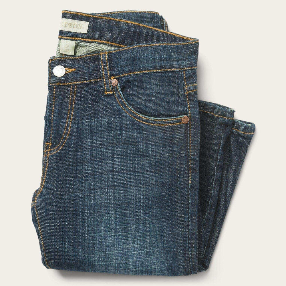 Stetson 816 Classic Boot Cut Jeans In Dark Wash - Stetson - Flyclothing LLC