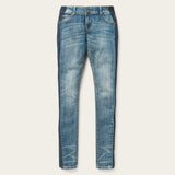 Stetson Skinny Fit Stripe Leg Jean - Stetson - Flyclothing LLC