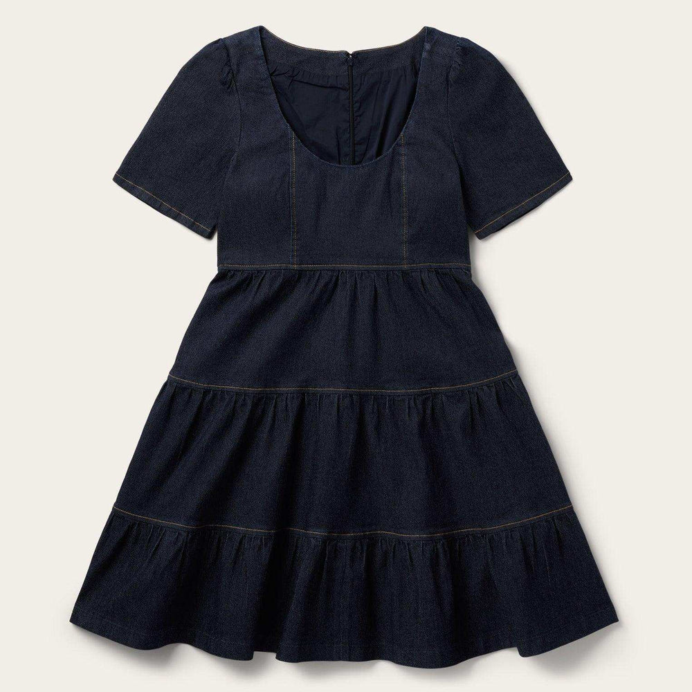 Stetson Dark Denim Dress With Contrast Top Stitching - Stetson - Flyclothing LLC