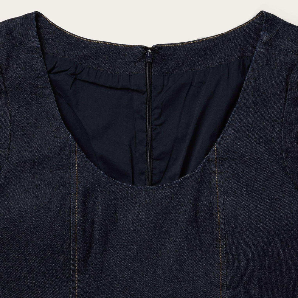 Stetson Dark Denim Dress With Contrast Top Stitching - Stetson - Flyclothing LLC