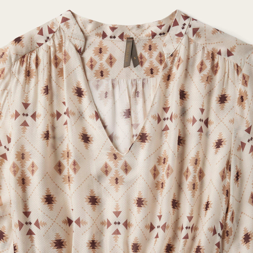 Stetson Gaucho Border Print Rayon Herringbone Dress - Stetson - Flyclothing LLC