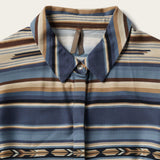 Stetson Indigo Serape Print Rayon Twill Dress - Stetson - Flyclothing LLC