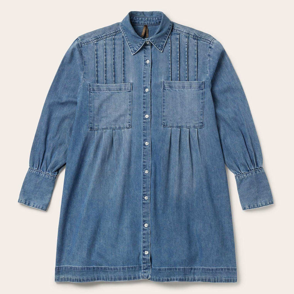 Stetson Denim Button Front Shirt Dress - Stetson - Flyclothing LLC