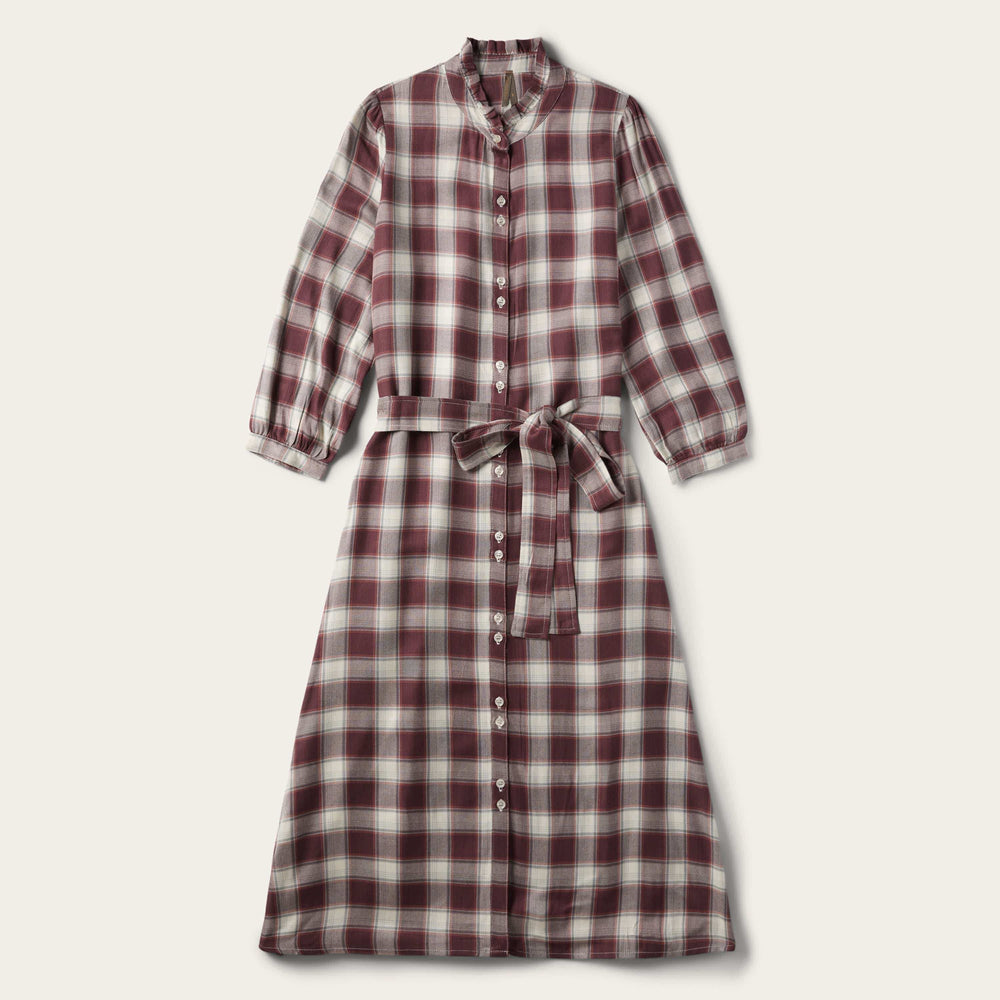 Stetson Gaucho Plaid Prairie Shirt Dress - Stetson - Flyclothing LLC