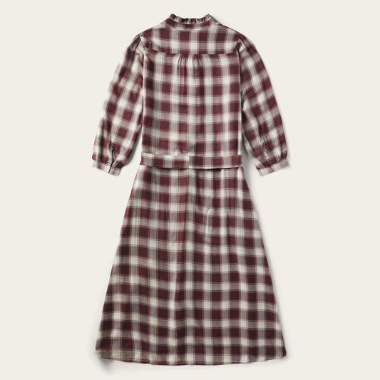 Stetson Gaucho Plaid Prairie Shirt Dress - Stetson - Flyclothing LLC