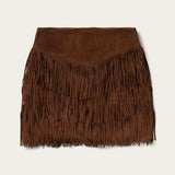 Stetson Lamb Suede Fringe Mini Skirt - Stetson - Flyclothing LLC