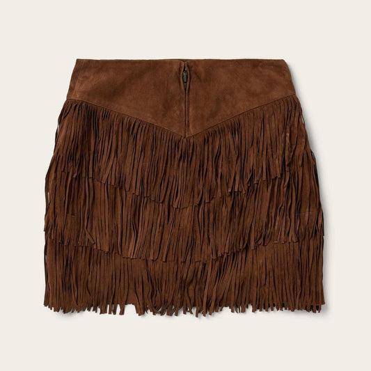 Stetson Lamb Suede Fringe Mini Skirt - Stetson - Flyclothing LLC