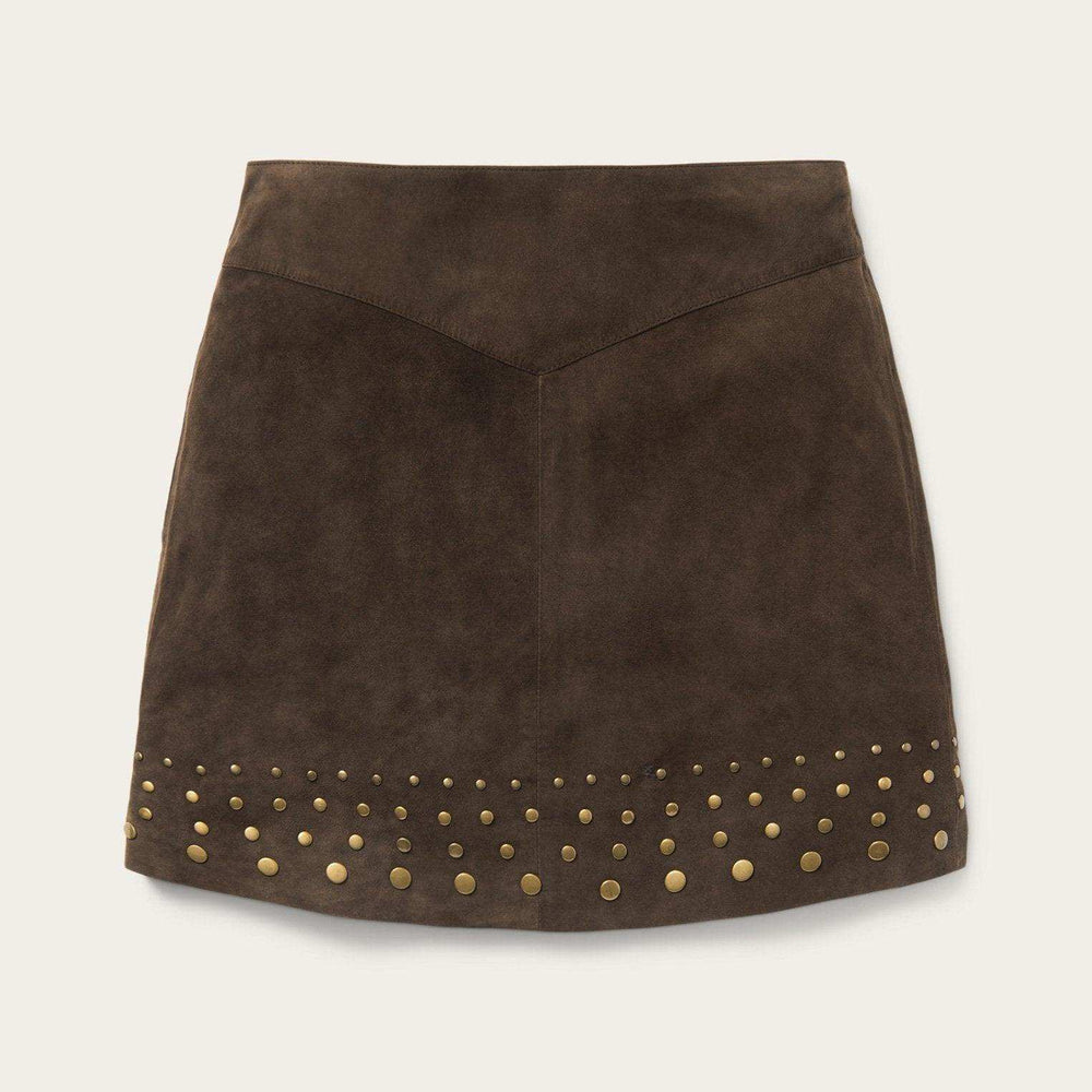 Stetson Lamb Suede Skirt with Nailheads - Stetson - Flyclothing LLC