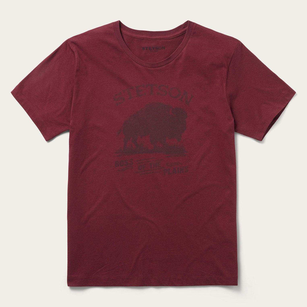 Stetson Red Bison Graphic Tee - Stetson - Flyclothing LLC
