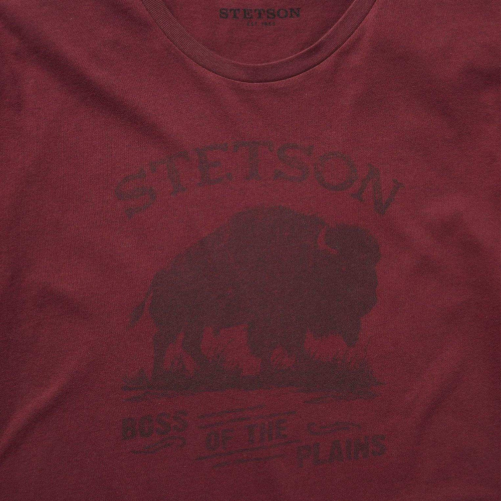 Stetson Red Bison Graphic Tee - Stetson - Flyclothing LLC