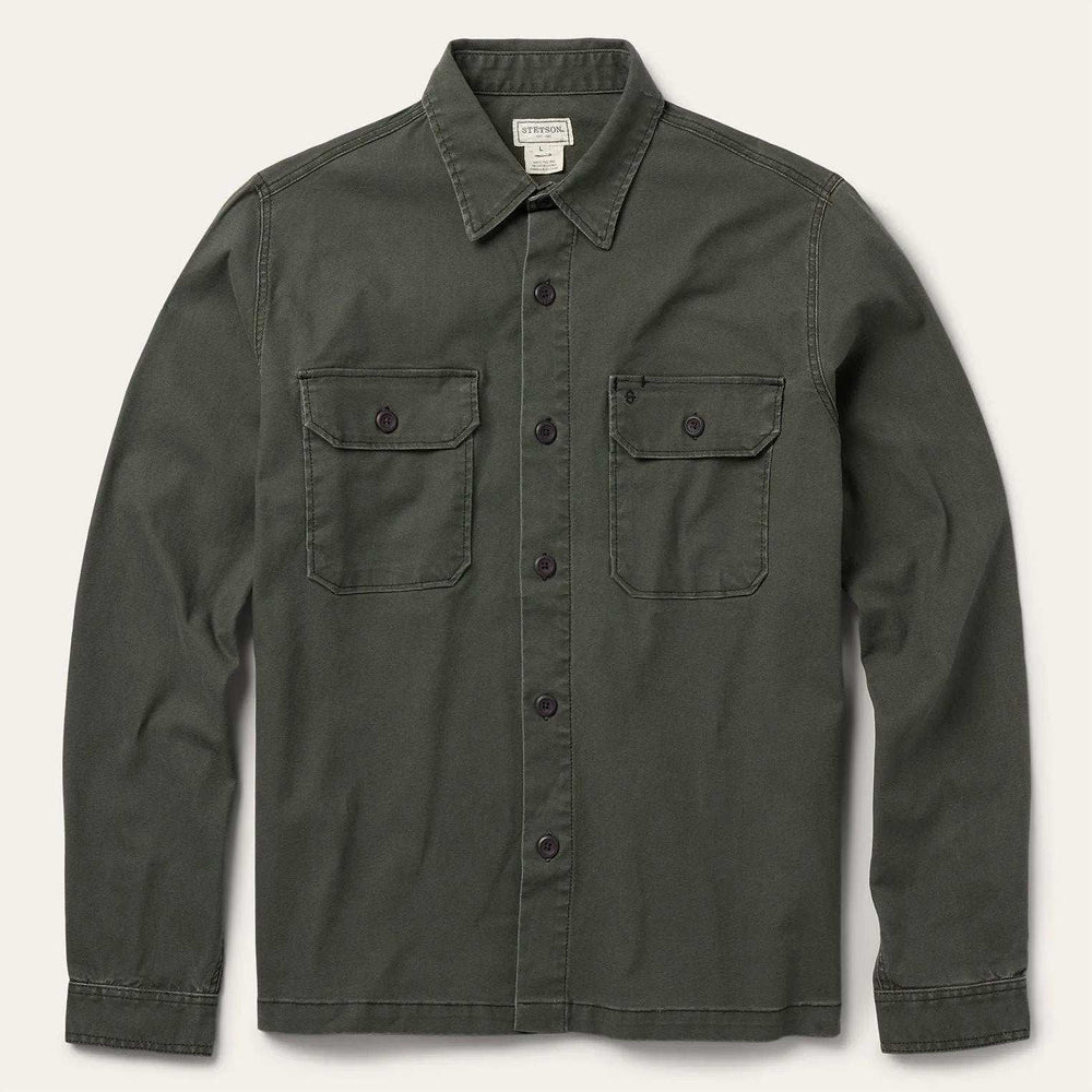 Stetson Stretch Canvas Jac-Shirt - Stetson - Flyclothing LLC