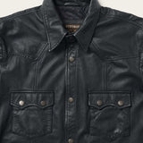 Stetson Leather Western Shirt Jacket - Stetson - Flyclothing LLC