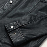 Stetson Leather Western Shirt Jacket - Stetson - Flyclothing LLC