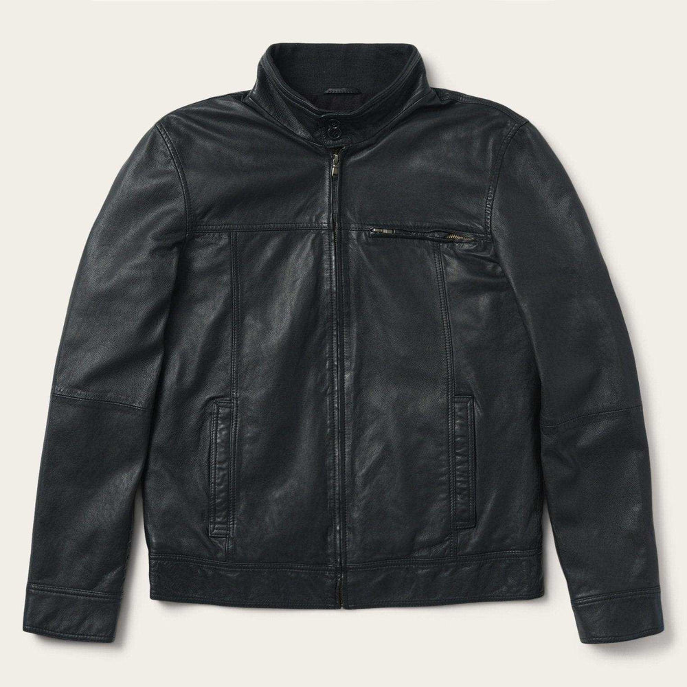 Stetson Black Leather Jacket - Stetson - Flyclothing LLC