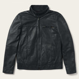 Stetson Black Leather Jacket - Stetson - Flyclothing LLC