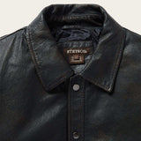 Stetson Snap Front Leather Jacket - Stetson - Flyclothing LLC