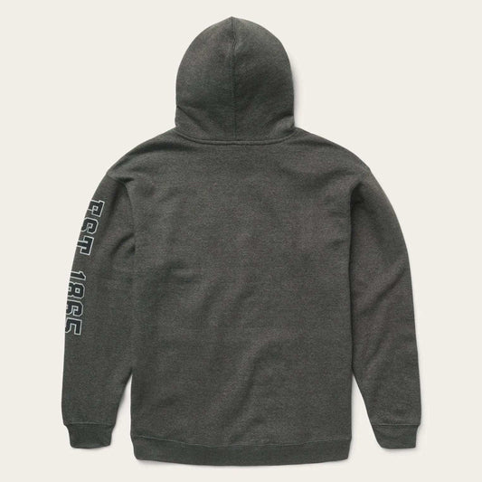Stetson Charcoal Heather Fleece Hooded Sweatshirt - Stetson - Flyclothing LLC