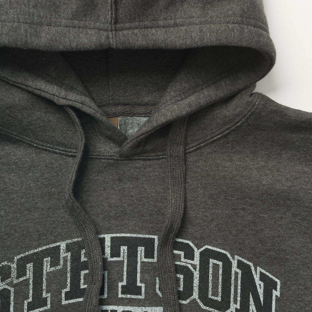 Stetson Charcoal Heather Fleece Hooded Sweatshirt - Stetson - Flyclothing LLC