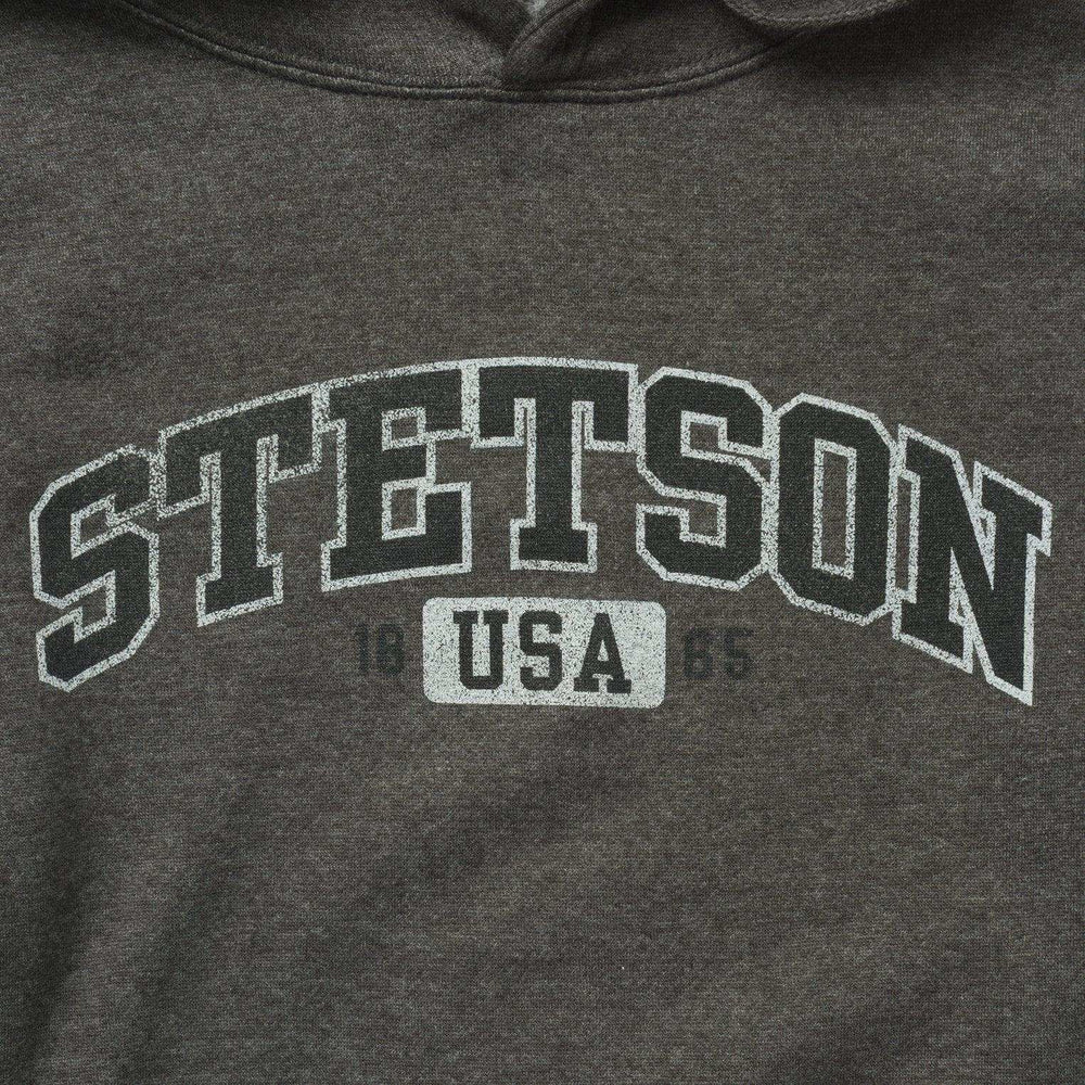 Stetson Charcoal Heather Fleece Hooded Sweatshirt - Stetson - Flyclothing LLC