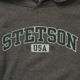 Stetson Charcoal Heather Fleece Hooded Sweatshirt - Stetson - Flyclothing LLC
