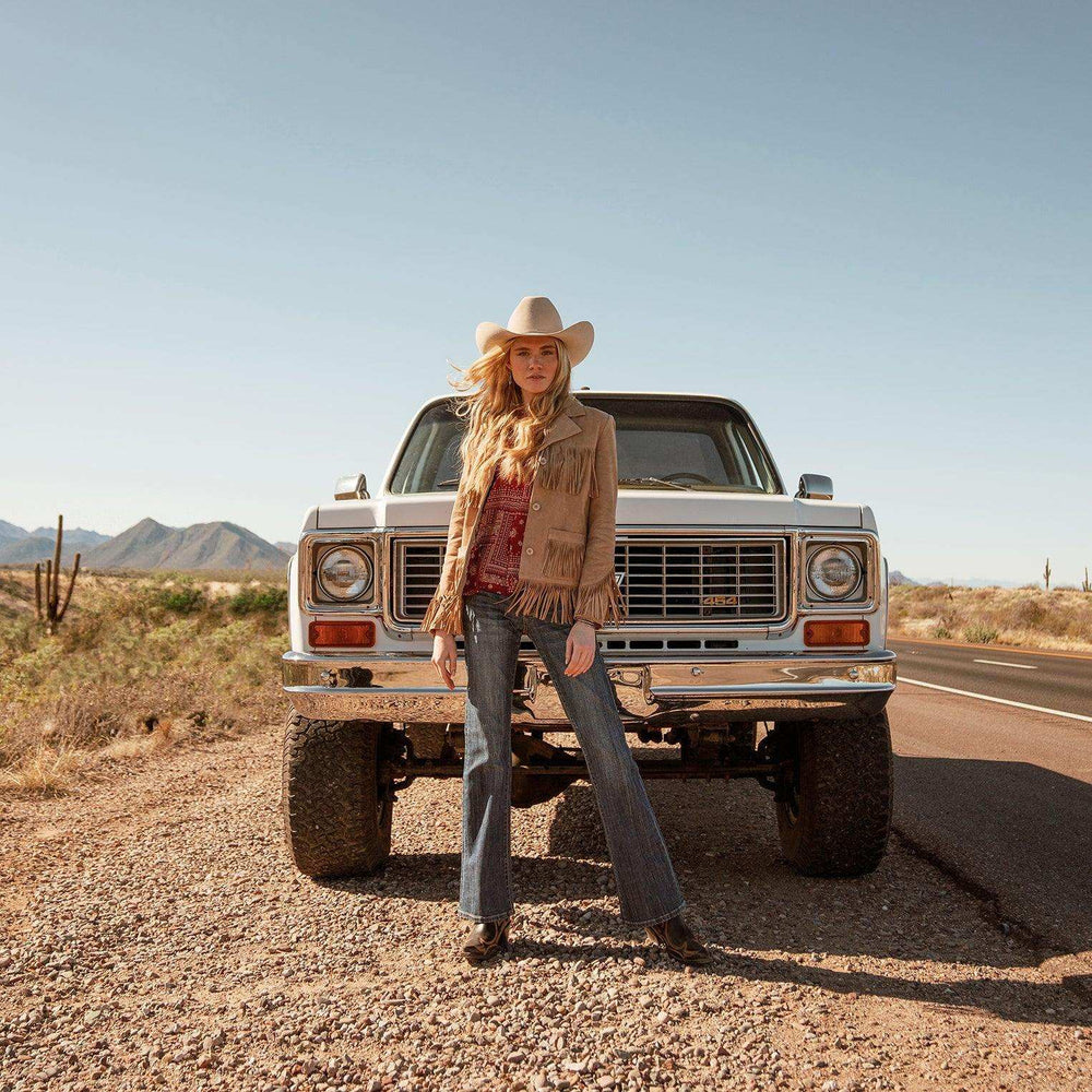 Stetson Tan Fringe Suede Jacket - Stetson - Flyclothing LLC