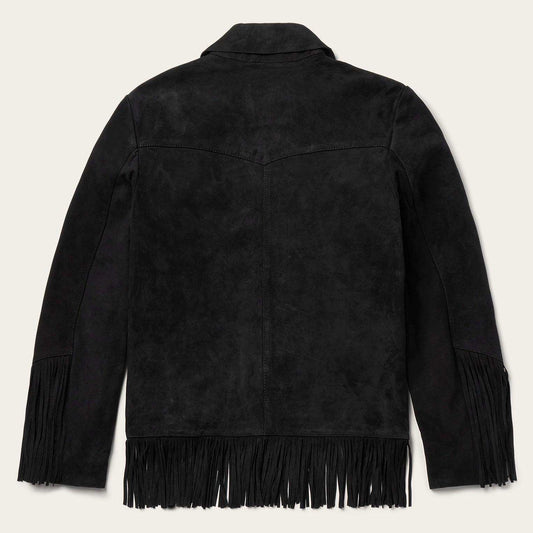 Stetson Black Fringe Suede Jacket - Stetson - Flyclothing LLC