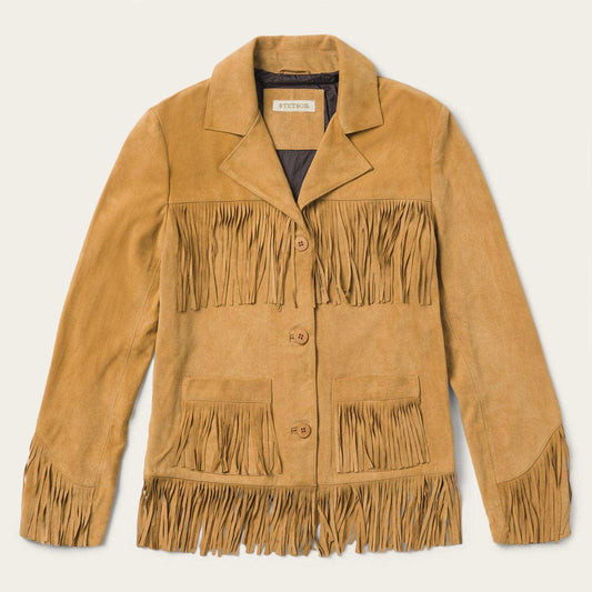 Stetson Tan Fringe Suede Jacket - Stetson - Flyclothing LLC