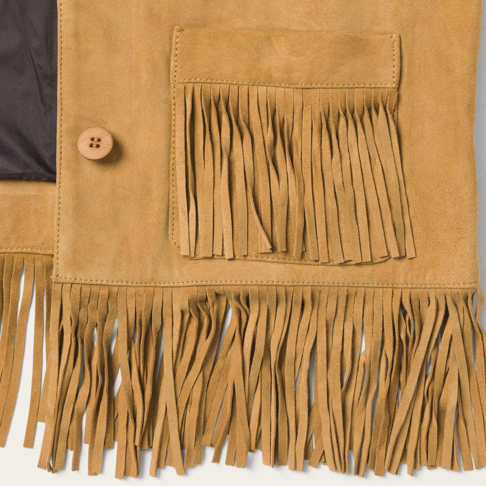 Stetson Tan Fringe Suede Jacket - Stetson - Flyclothing LLC