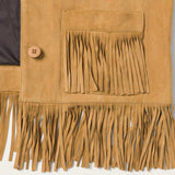 Stetson Tan Fringe Suede Jacket - Stetson - Flyclothing LLC