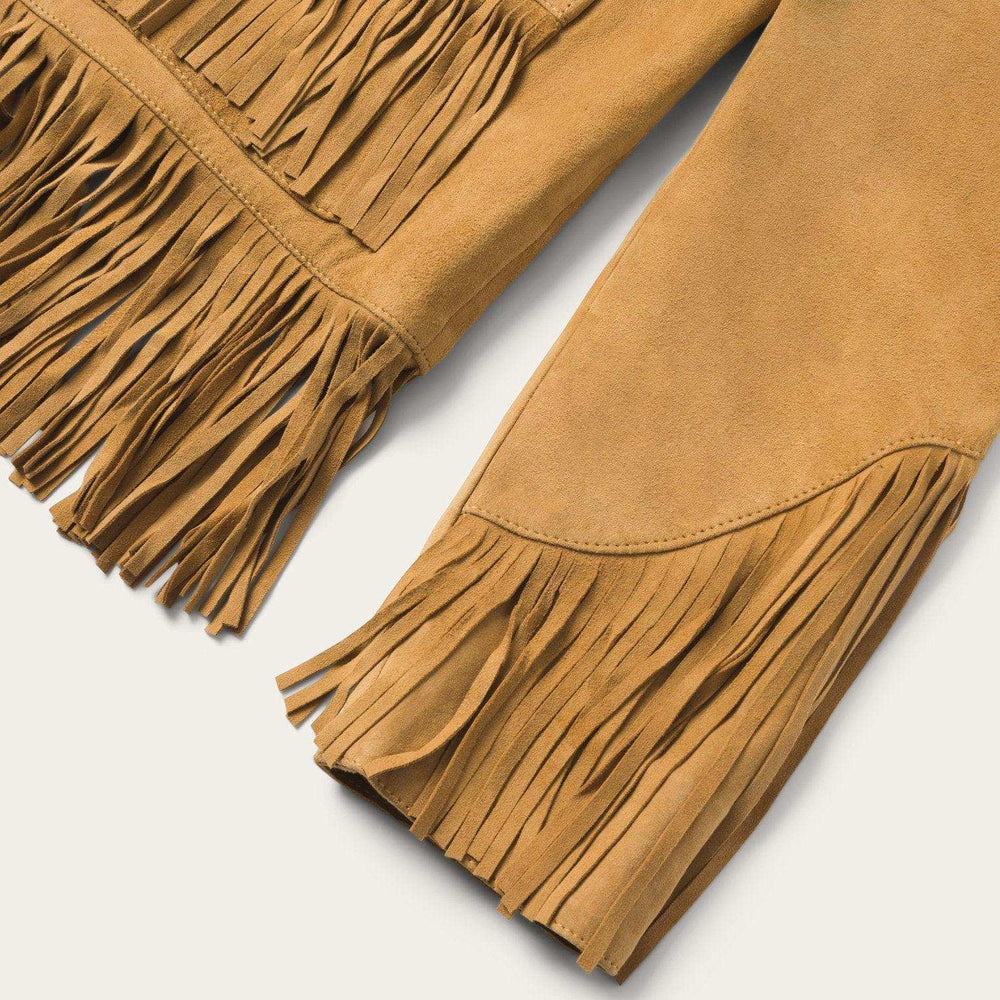 Stetson Tan Fringe Suede Jacket - Stetson - Flyclothing LLC